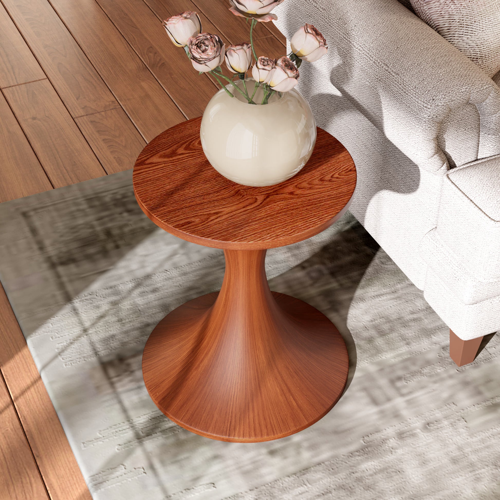 Elegant Waist-shaped Side Table - image 6