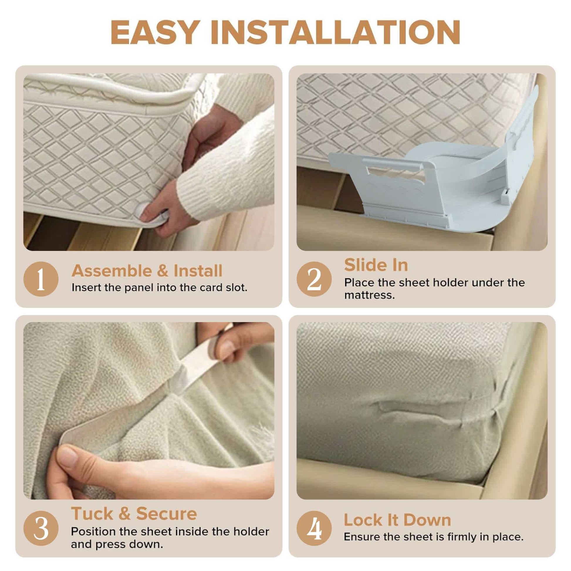 Bed Sheet Holder Straps Fit For Corner - image 6