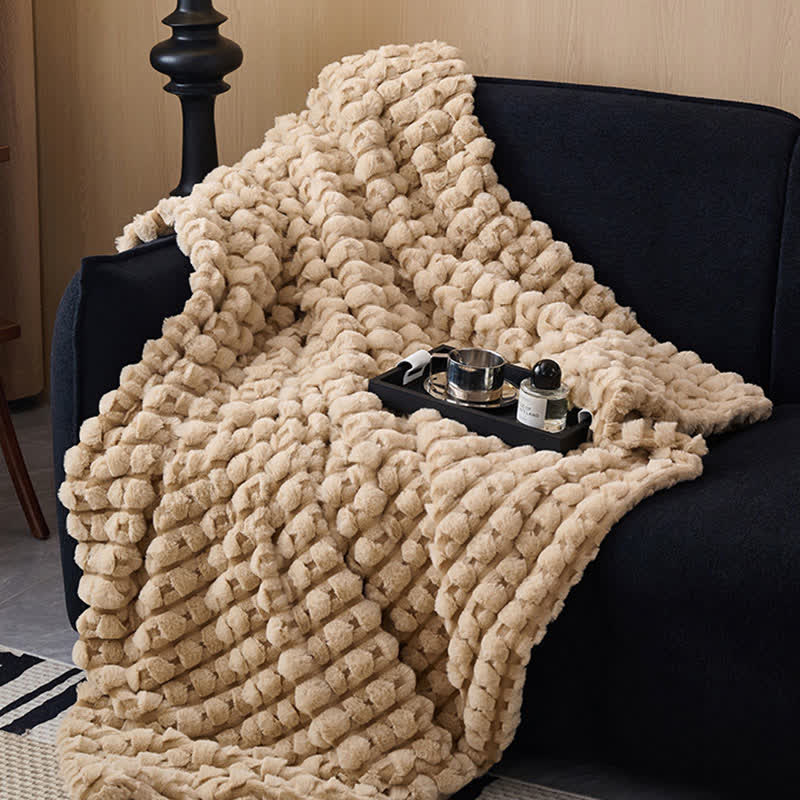 Modern Luxurious Fleece Throw Blanket - image 8