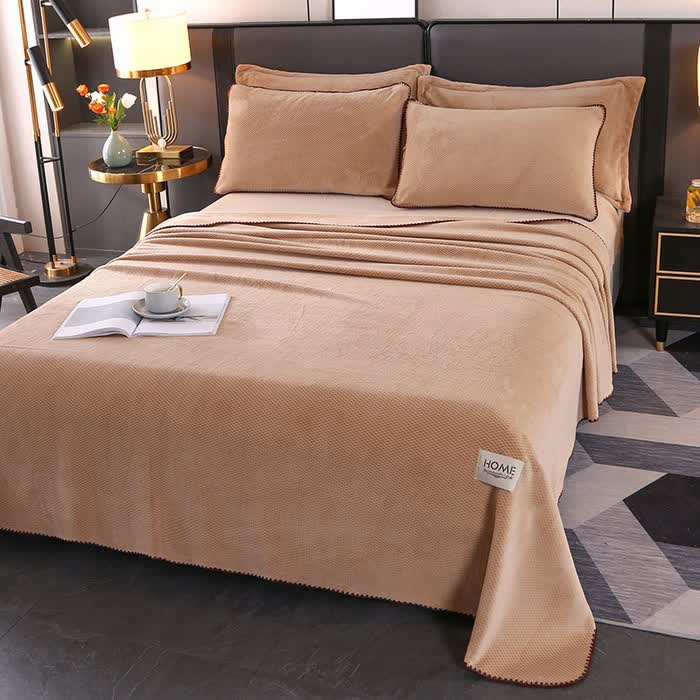 Plaid Jacquard Warm Throw Blanket - image 5