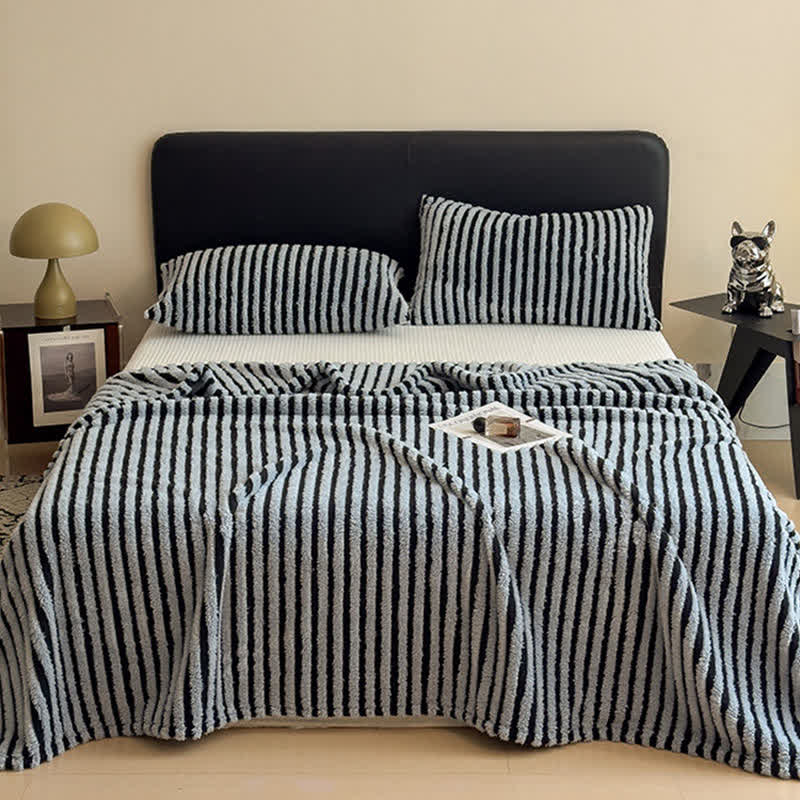 Timeless Style Striped Jacquard Blanket - image 14