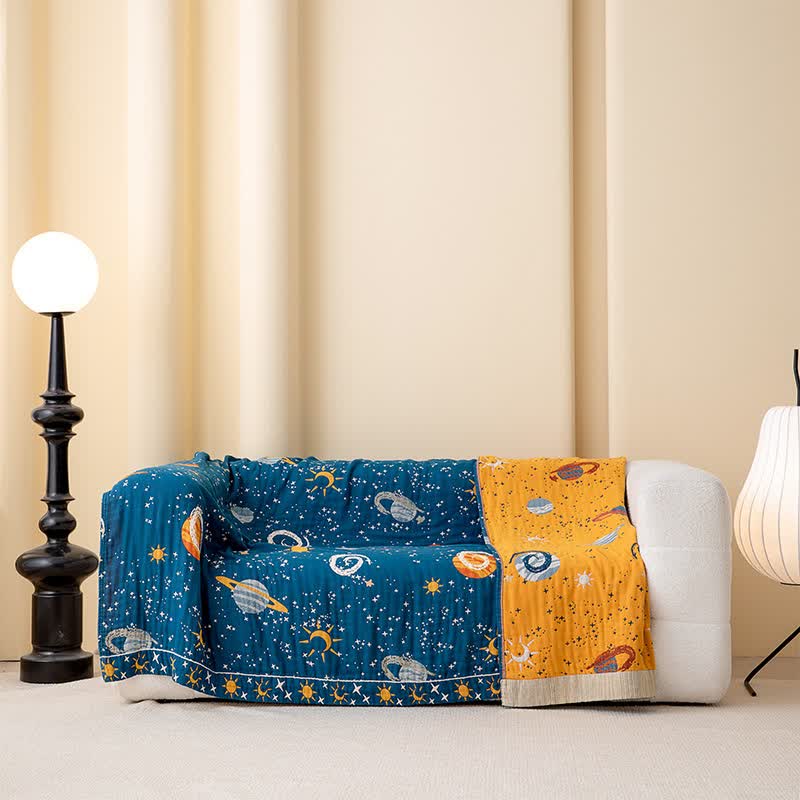 Dreamy Galaxy Cotton Reversible Quilt - image 3