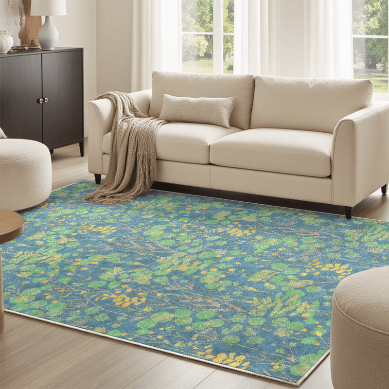 Ownkoti Lotus Pond Anti-slip Foldable Area Rug - image 2