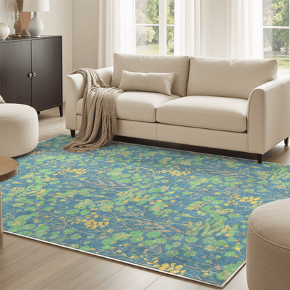 Ownkoti Lotus Pond Anti-slip Foldable Area Rug - image 2