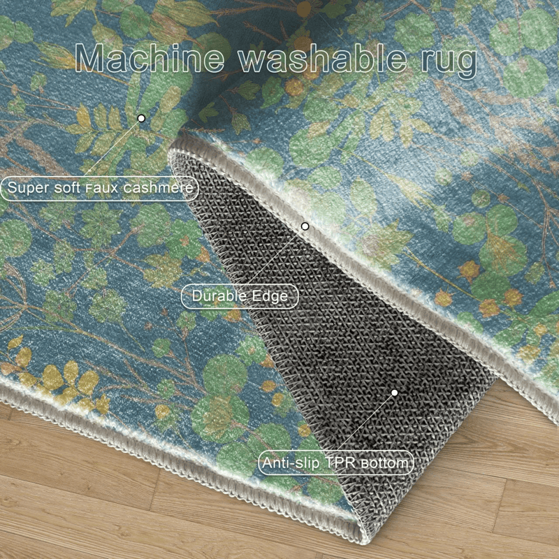 Ownkoti Lotus Pond Anti-slip Foldable Area Rug - image 6