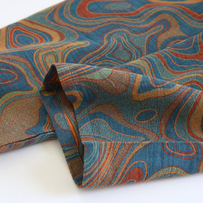 Artistic abstract Cotton Pajama Set - image 10