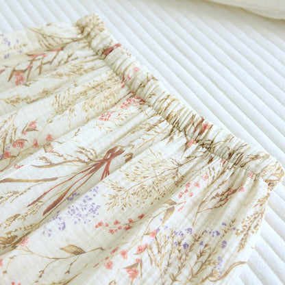 Ownkoti Muted Floral Cotton Gauze Pajama Set - image 9