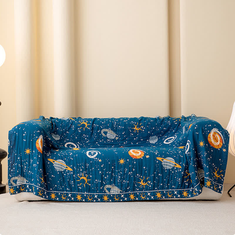 Dreamy Galaxy Cotton Reversible Quilt - image 2