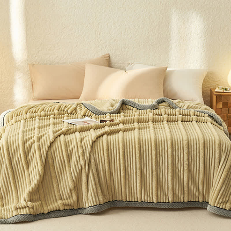 Solid Color Soft Fleece Warm Blanket - image 20