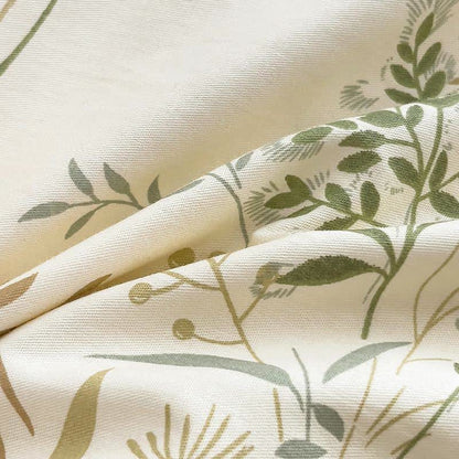 Botanical Leaf Print Cotton Bedding Set - image 8