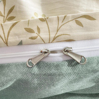 Ownkoti Botanical Leaf Print Cotton Bedding Set - image 9