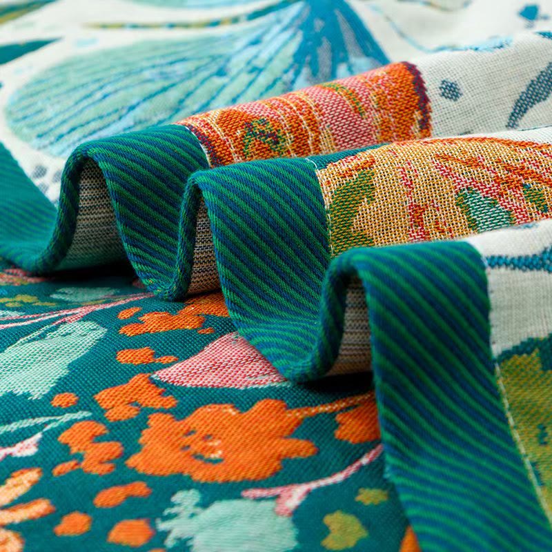 Retro Absorbent Cotton Gauze Bath Towel - image 2