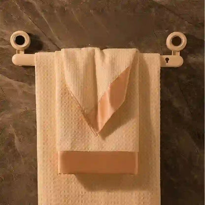 Waffle Weave Satin Bath Towel Set (2-Pack) - image 1