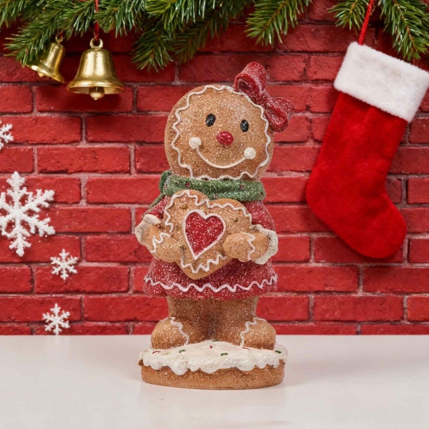 Christmas Gingerbread Man Decorative Home Ornament - Girl - image 2