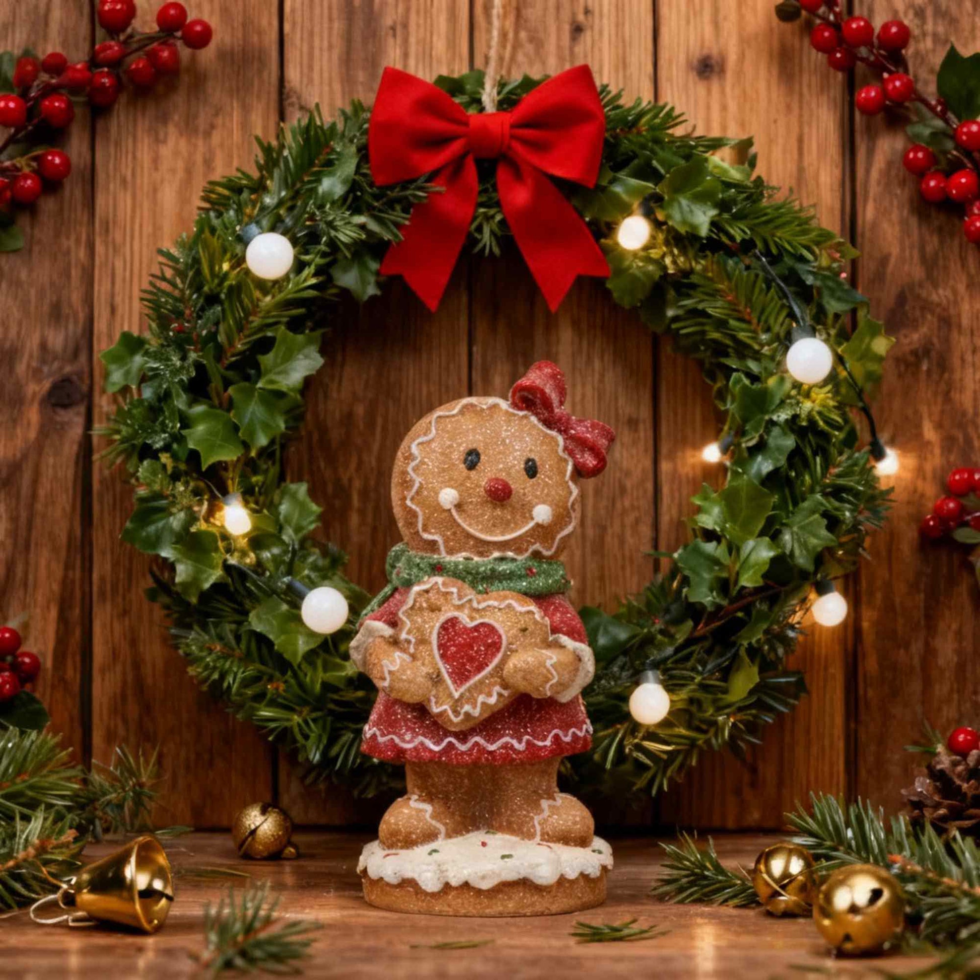 Christmas Gingerbread Man Decorative Home Ornament - image 3