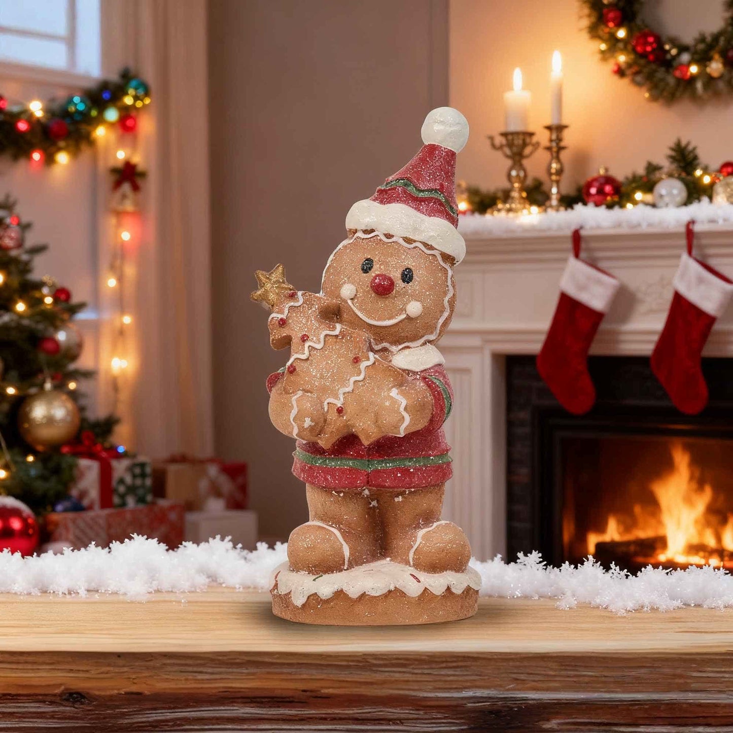Christmas Gingerbread Man Decorative Home Ornament - Boy - image 14