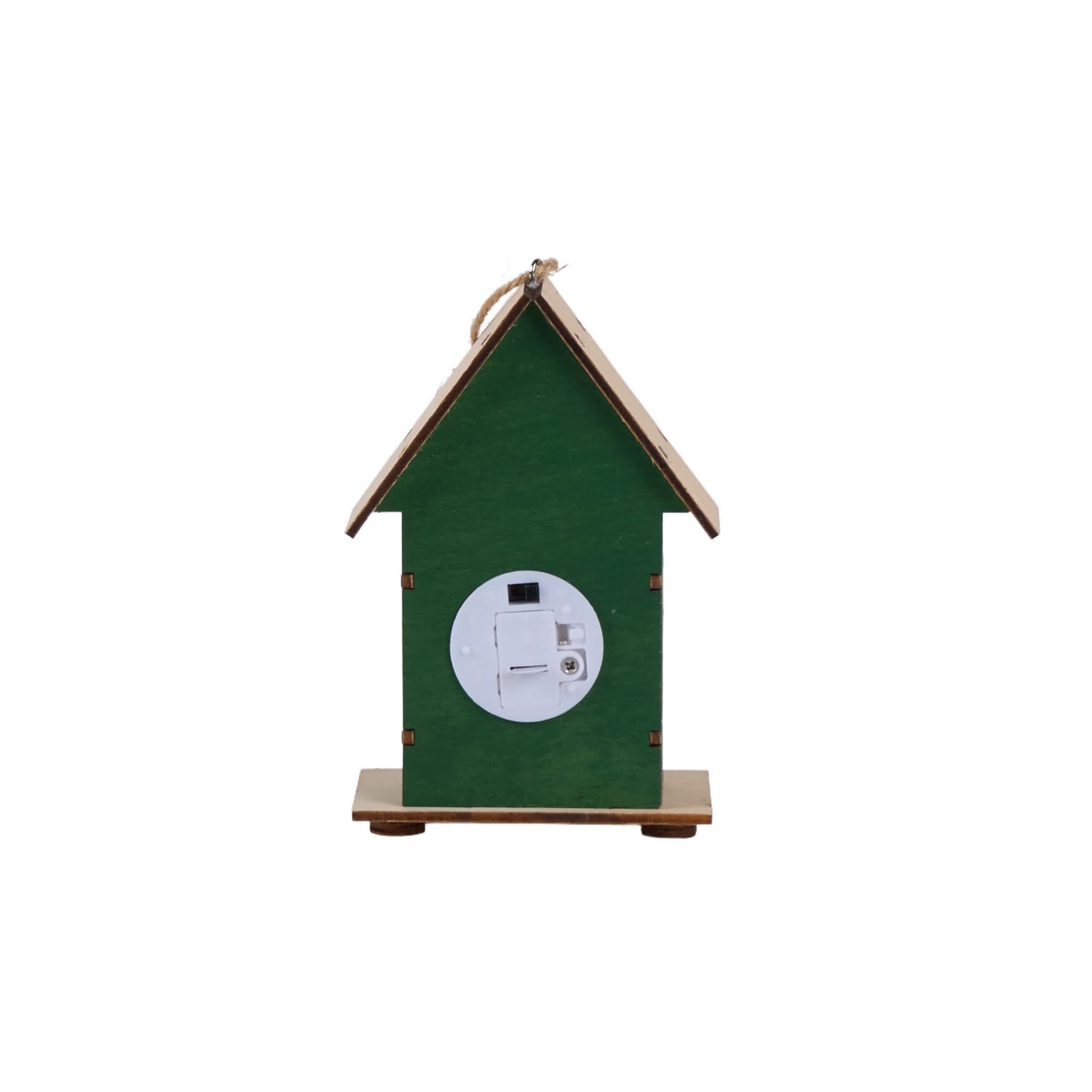 Christmas Holiday Lighted Wood House Decor  - image 19