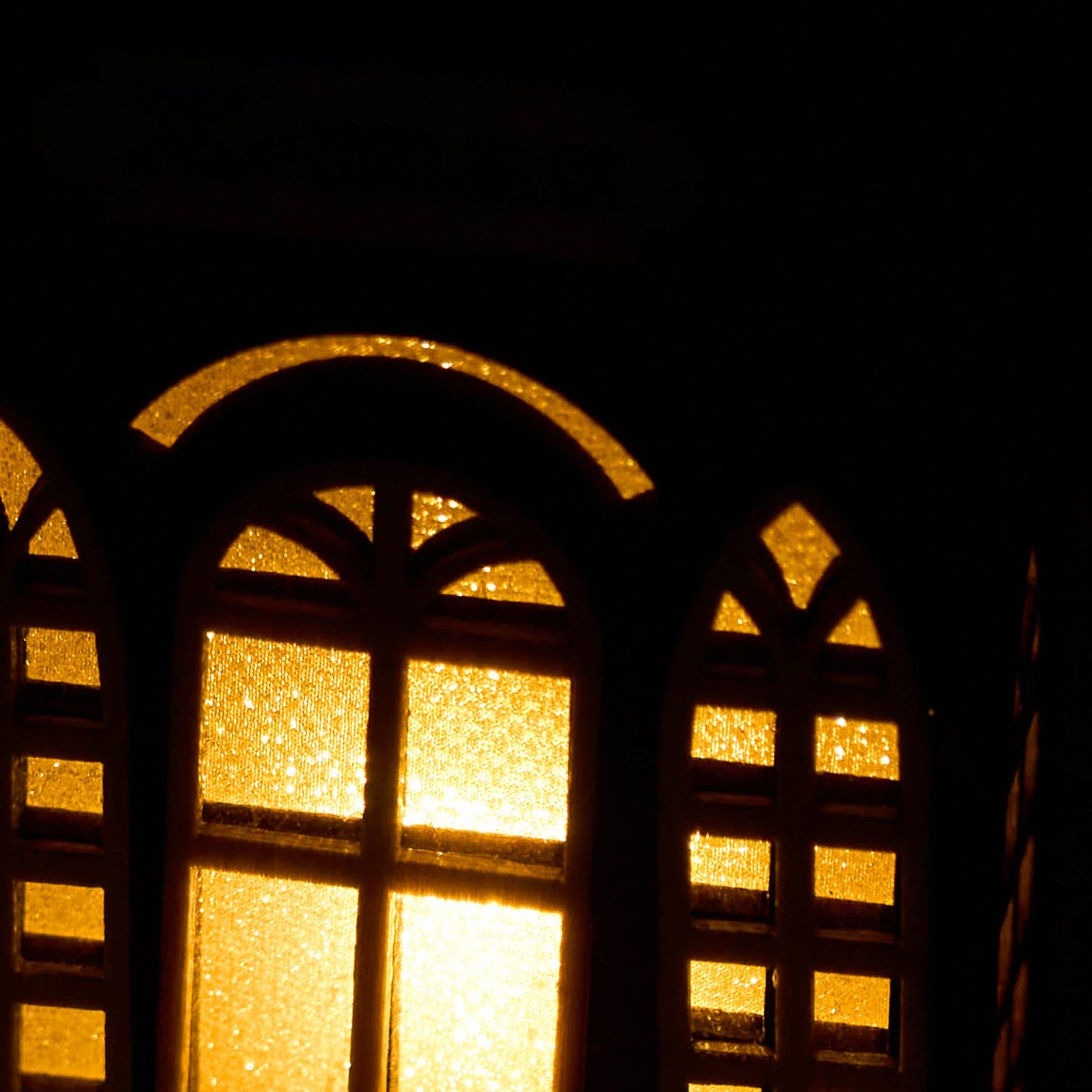 Christmas Holiday Lighted Wood House Decor  - image 15