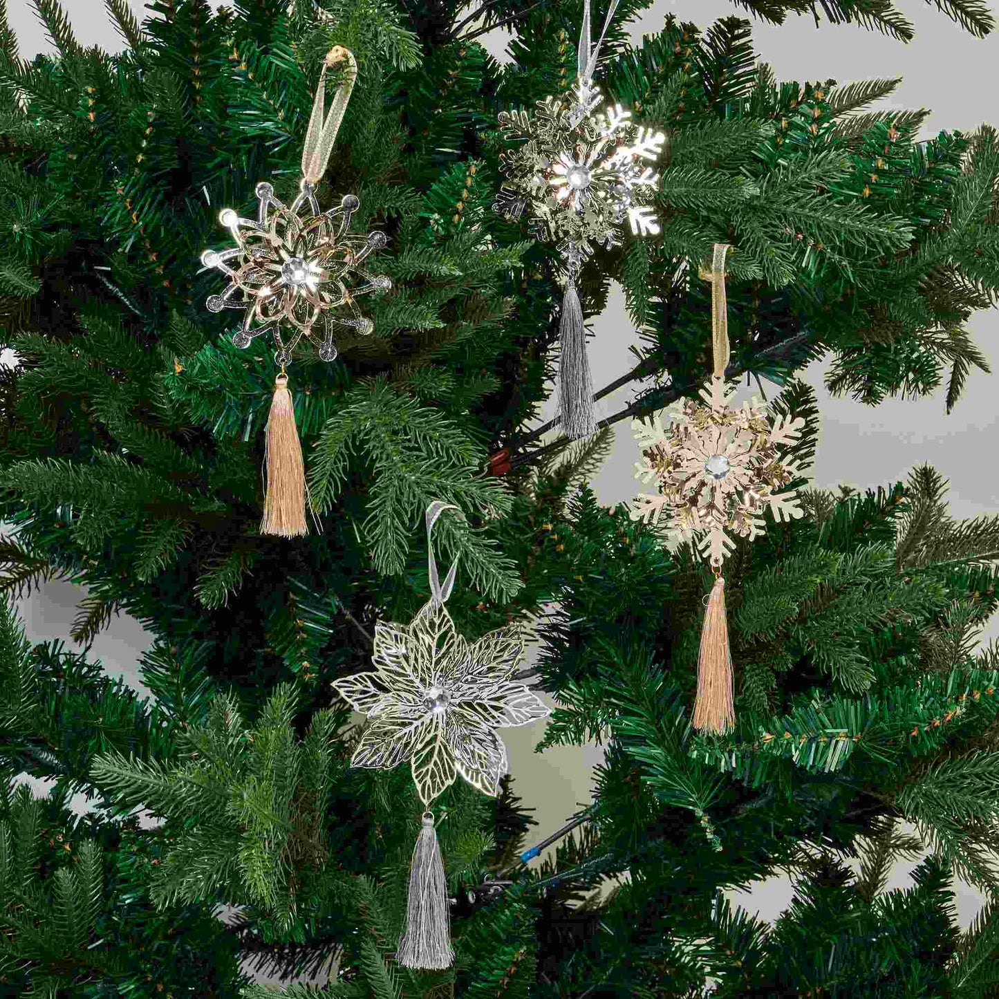 Iron Snowflake Ornament Christmas Tree Decor - image 0