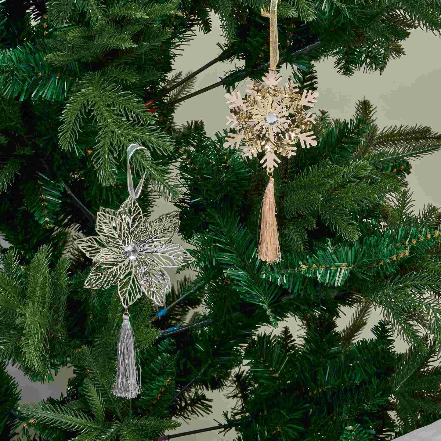 Iron Snowflake Ornament Christmas Tree Decor - image 2