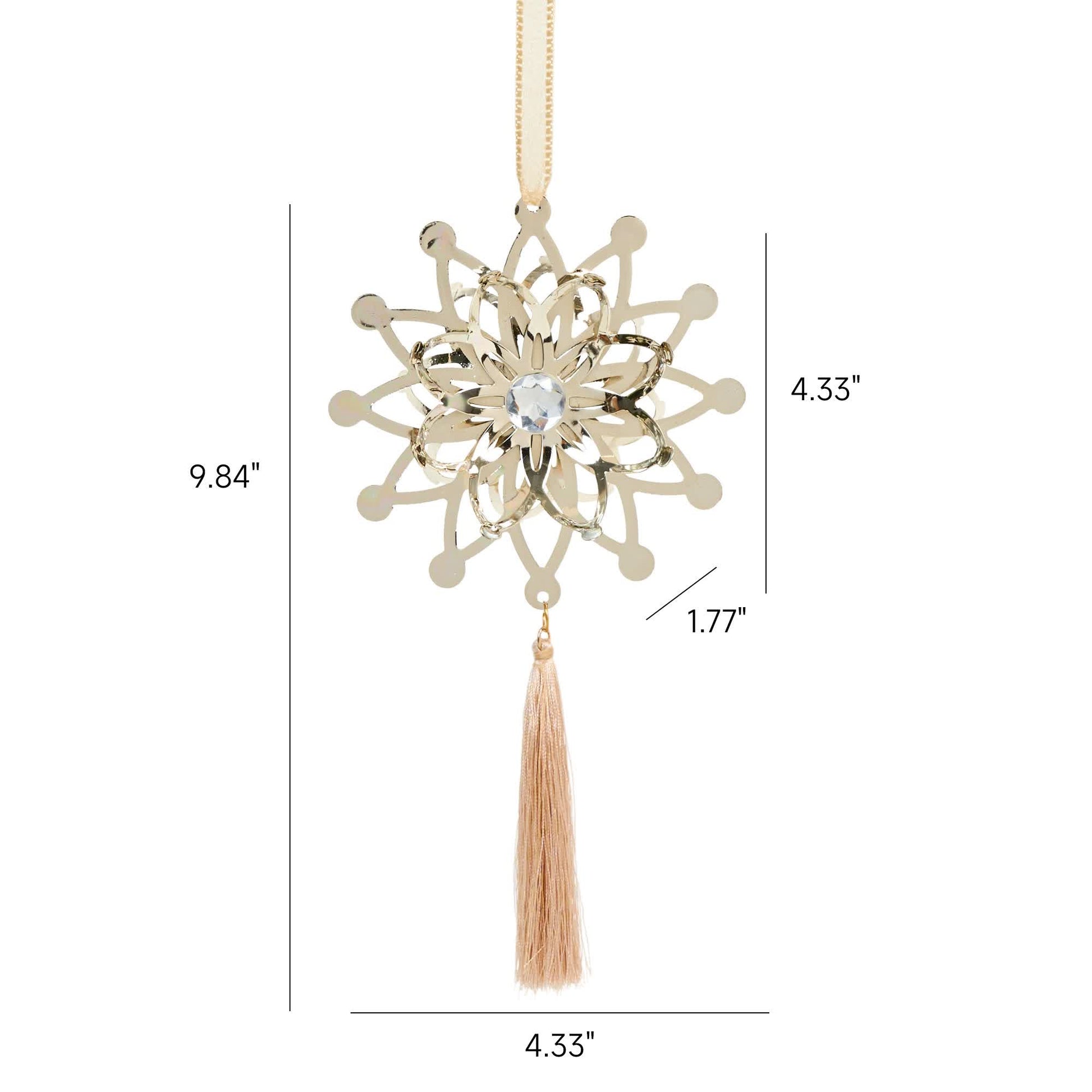 Iron Snowflake Ornament Christmas Tree Decor - image 5