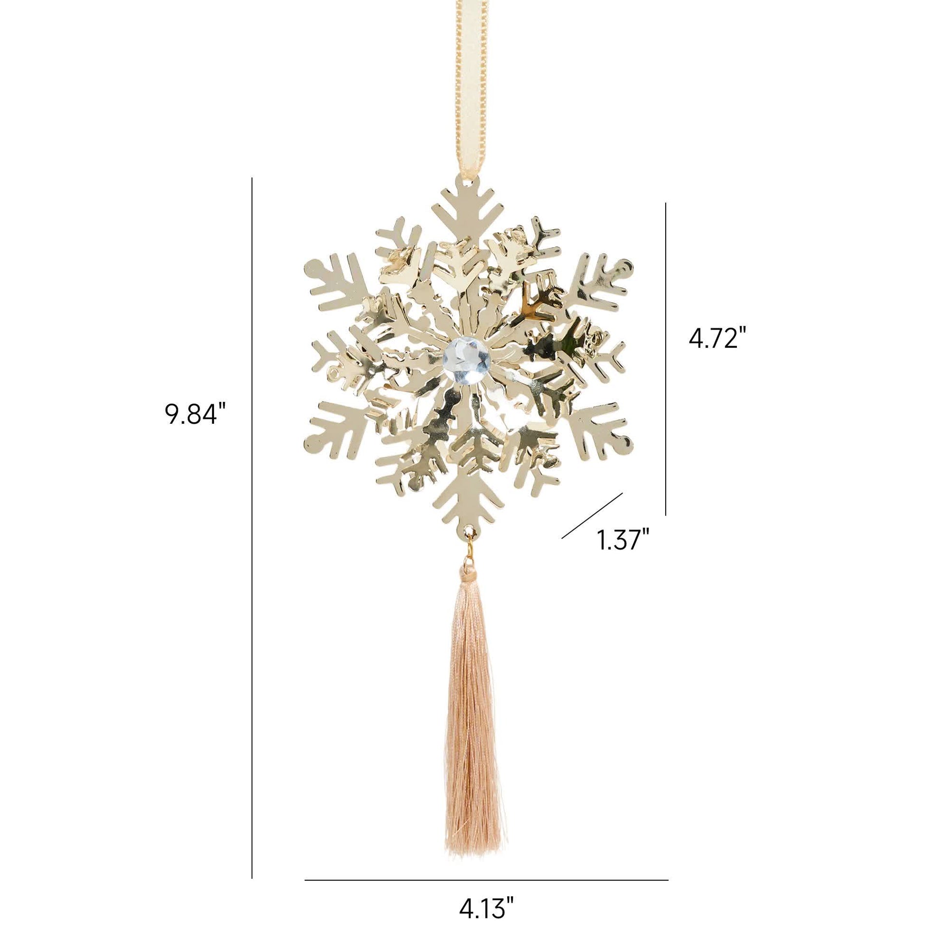 Iron Snowflake Ornament Christmas Tree Decor - image 8