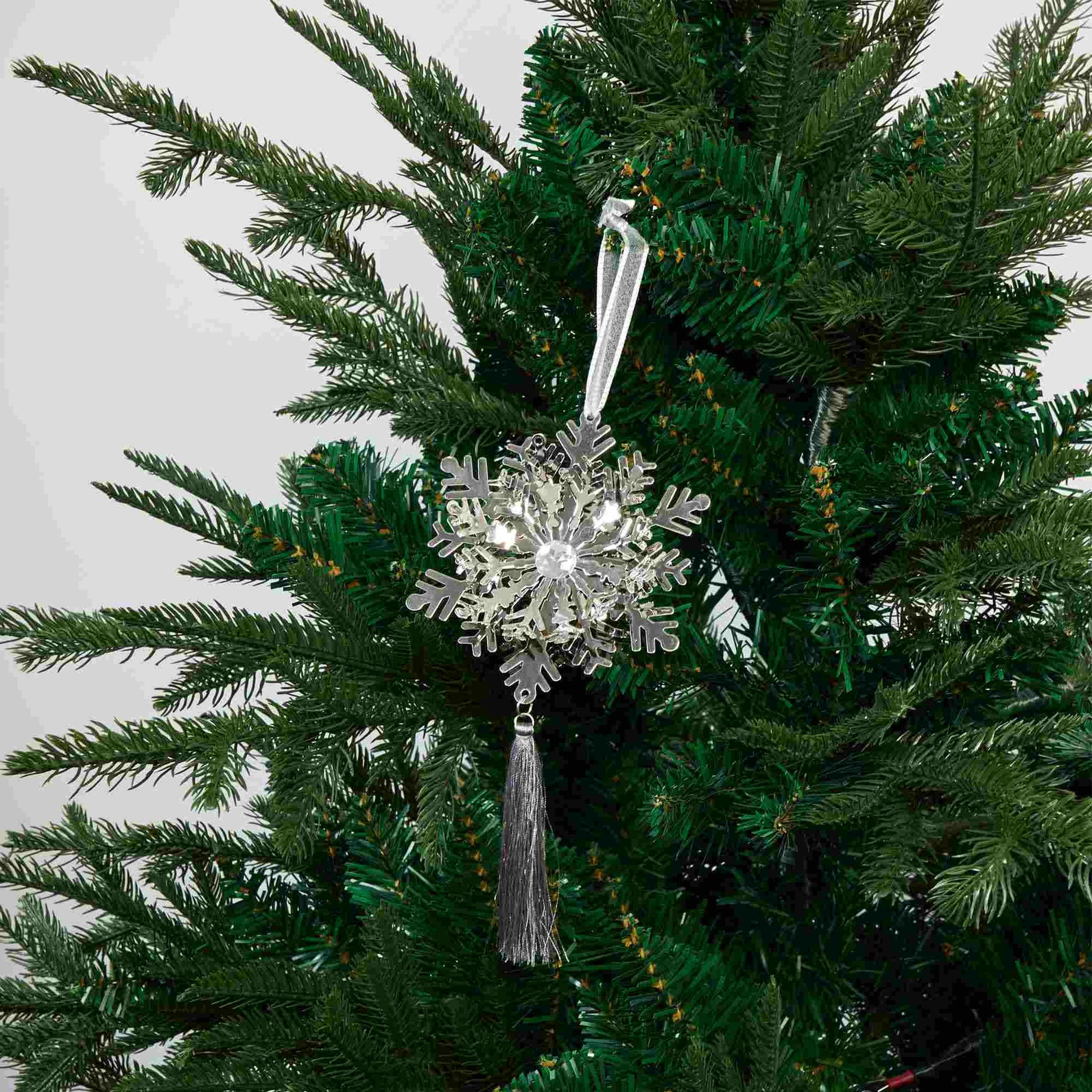 Iron Snowflake Ornament Christmas Tree Decor - image 14