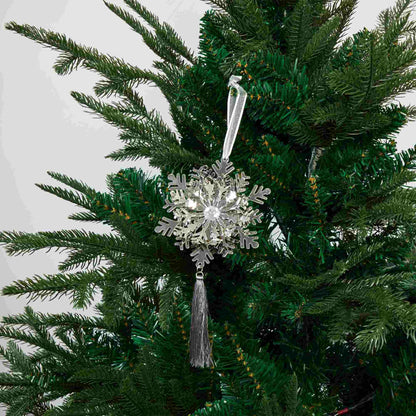 Iron Snowflake Ornament Christmas Tree Decor - image 14