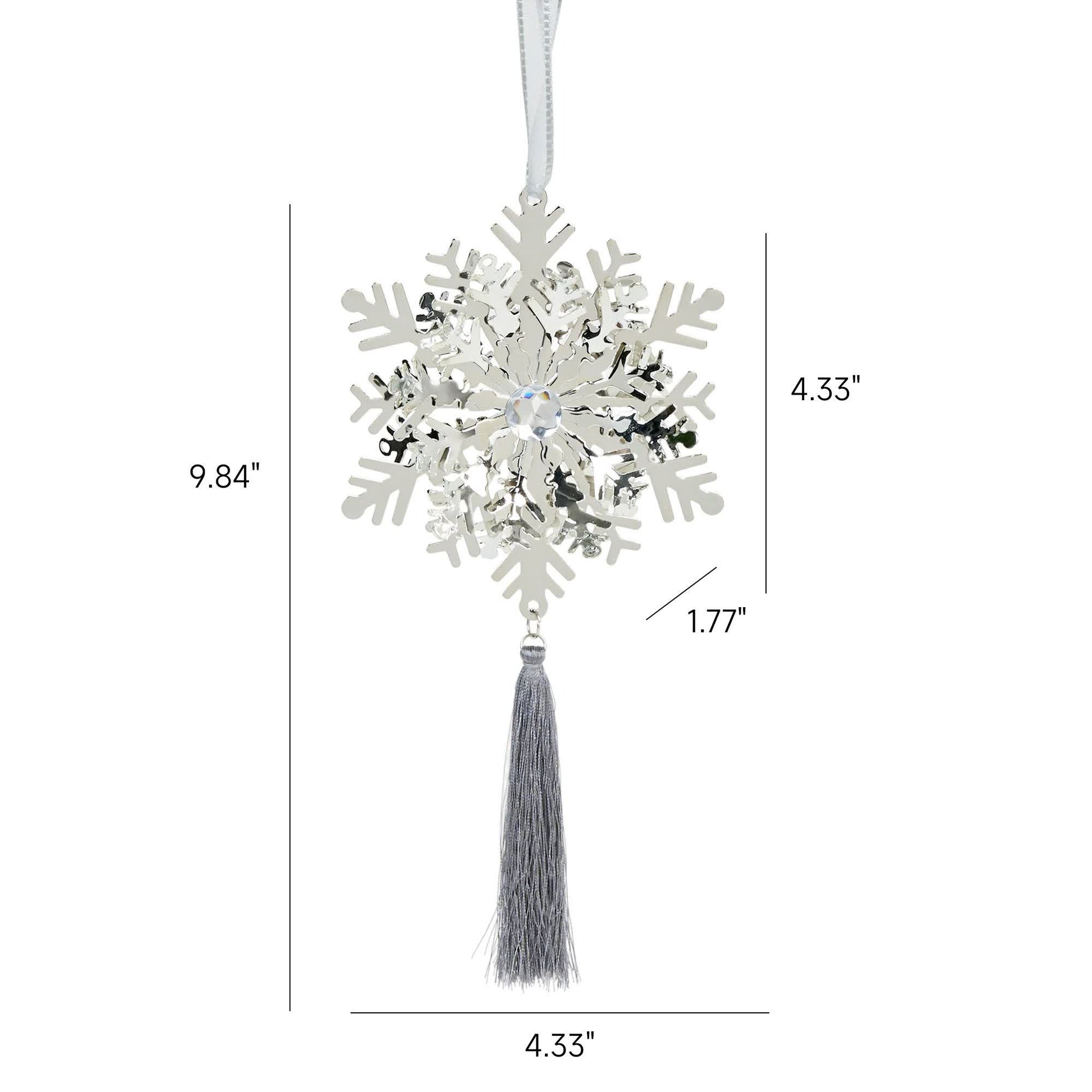 Iron Snowflake Ornament Christmas Tree Decor - image 16