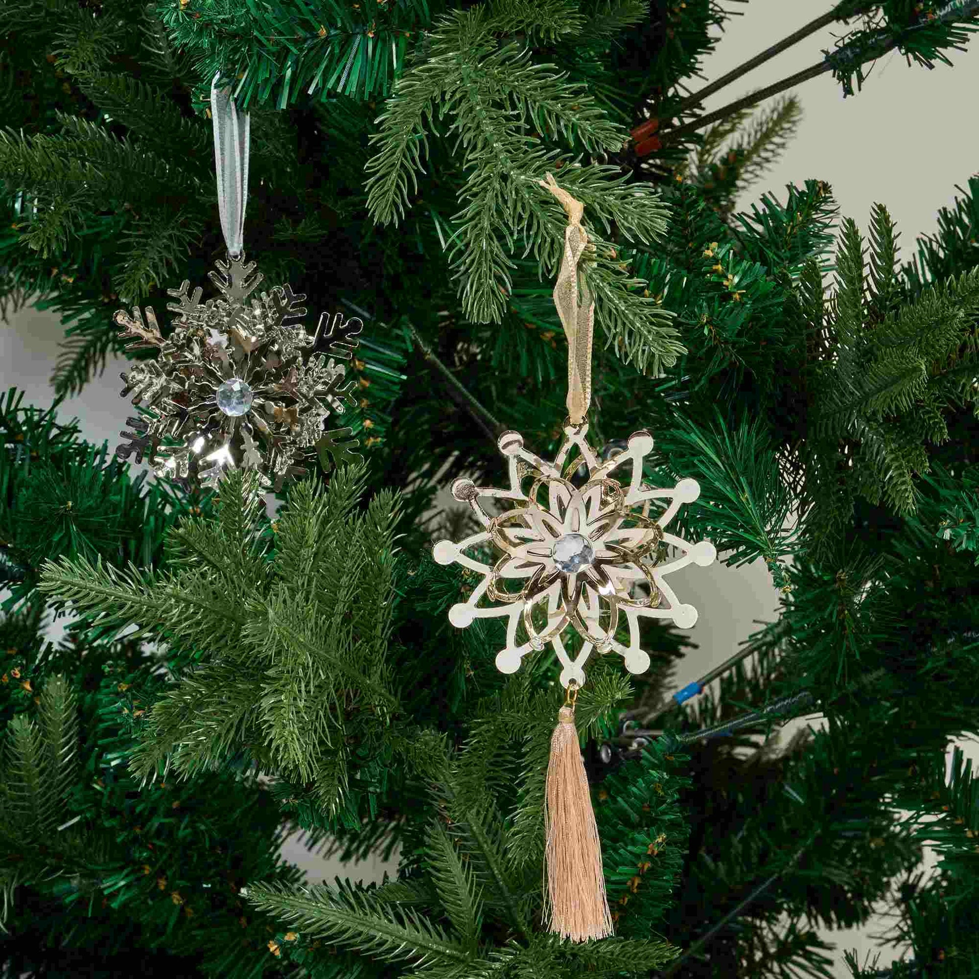 Iron Snowflake Ornament Christmas Tree Decor - image 4