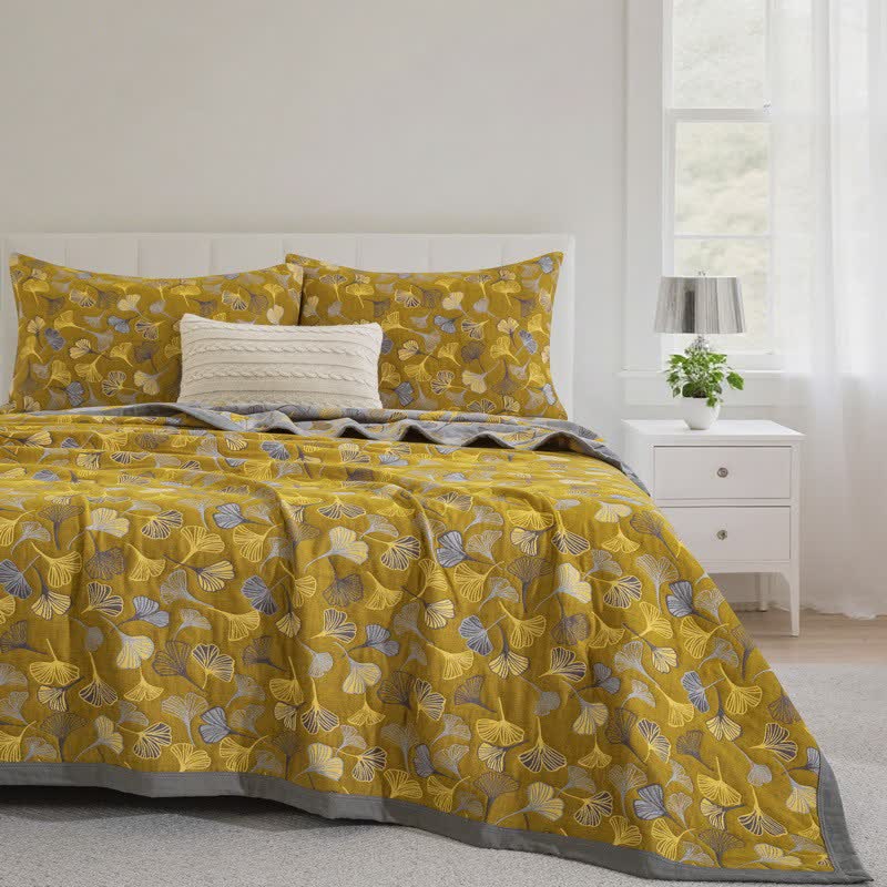 Ownkoti Ginkgo Biloba Organic Cotton Quilt - image 3