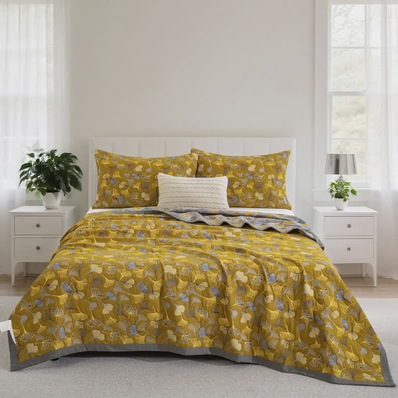 Ownkoti Ginkgo Biloba Organic Cotton Quilt - image 1