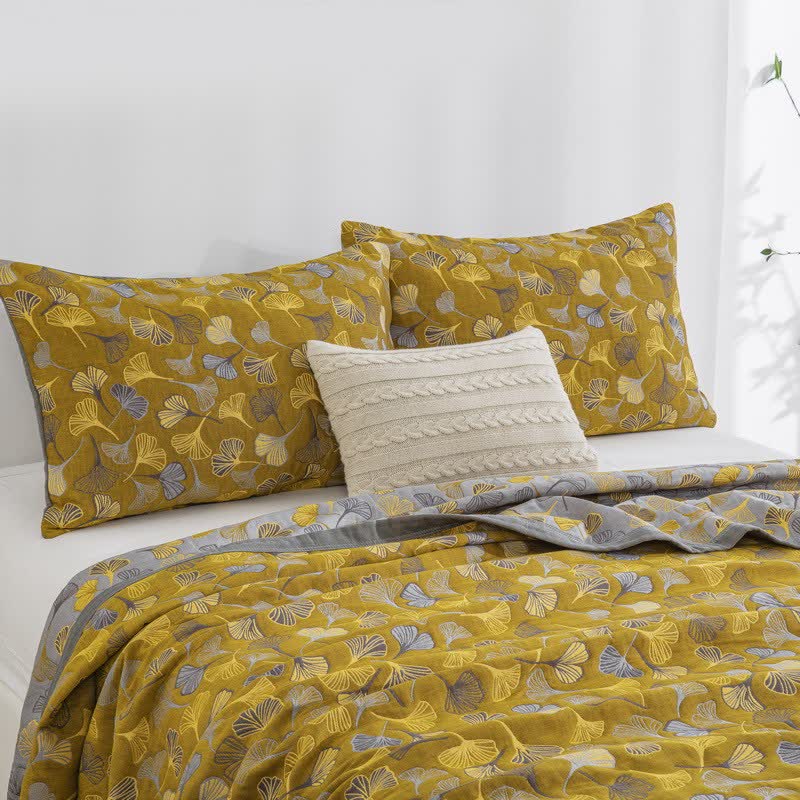 Ownkoti Ginkgo Biloba Organic Cotton Quilt - image 5