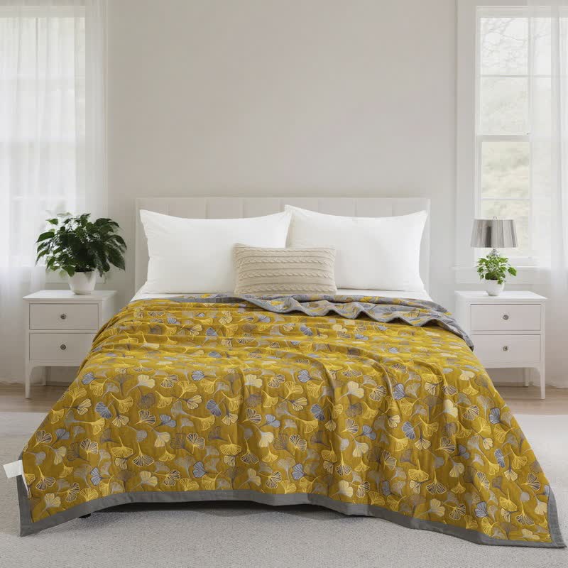 Ownkoti Ginkgo Biloba Organic Cotton Quilt - image 4