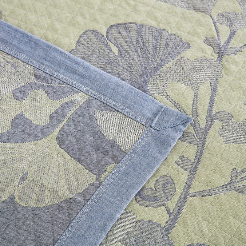 Ownkoti Ginkgo Inspired Natural Cotton Reversible Quilt - image 10