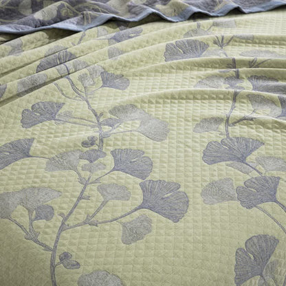 Ownkoti Ginkgo Inspired Natural Cotton Reversible Quilt - image 20