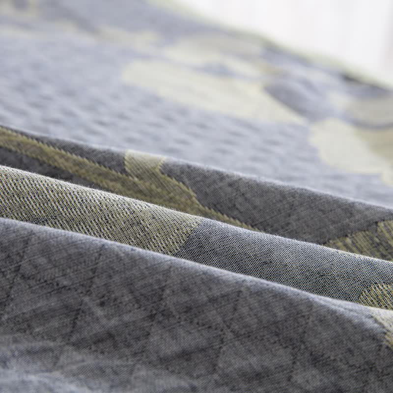 Ownkoti Ginkgo Inspired Natural Cotton Reversible Quilt - image 11