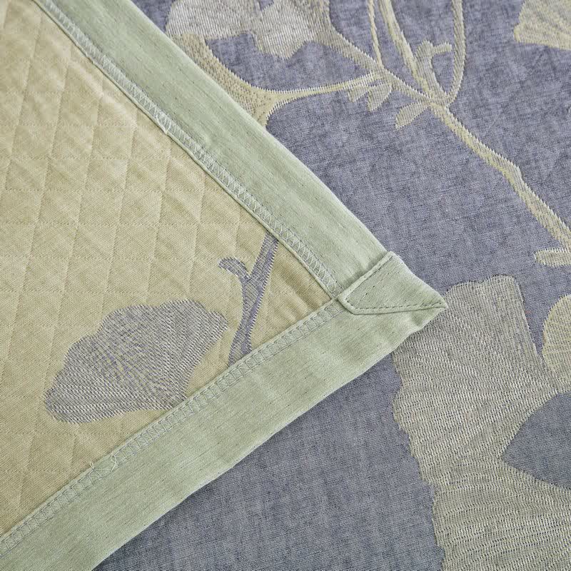 Ownkoti Ginkgo Inspired Natural Cotton Reversible Quilt - image 22