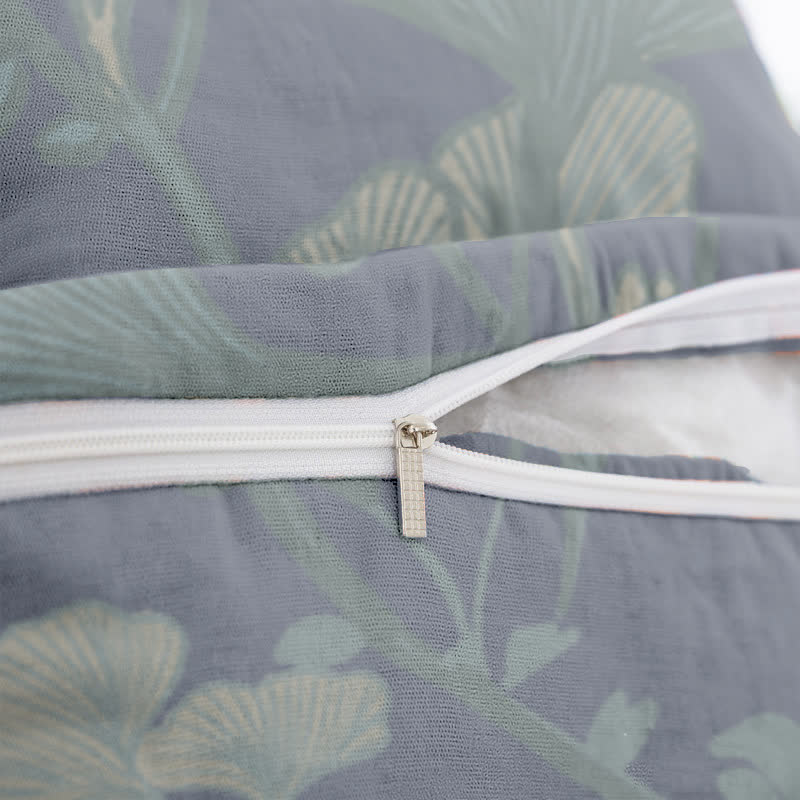 Ownkoti Ginkgo Leaf Cotton Jacquard Square Pillowcases(2PCS) - image 7