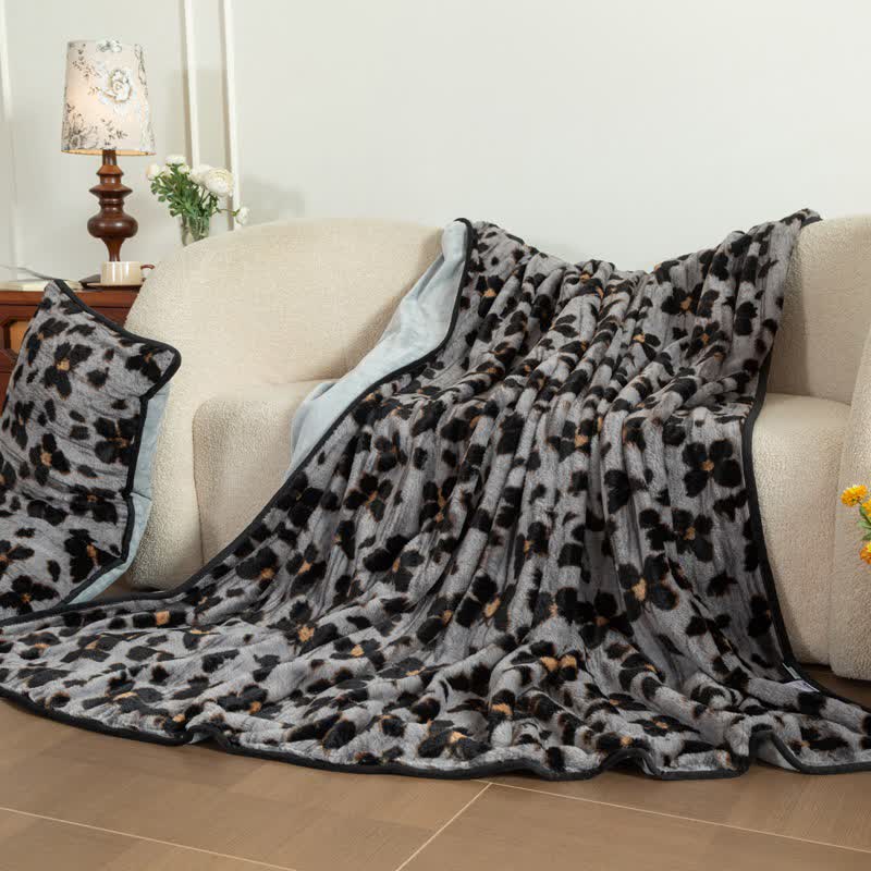 Art Butterfly Plush Fitted Sheet Blanket - image 2