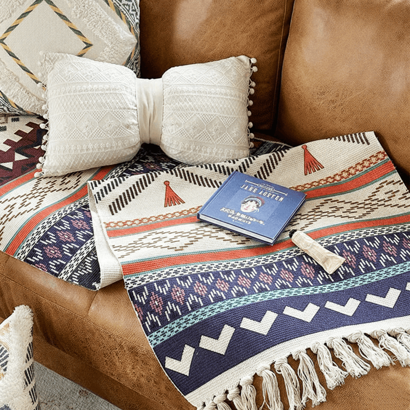 Boho Triba Cotton Linen Functional Mat - image 5