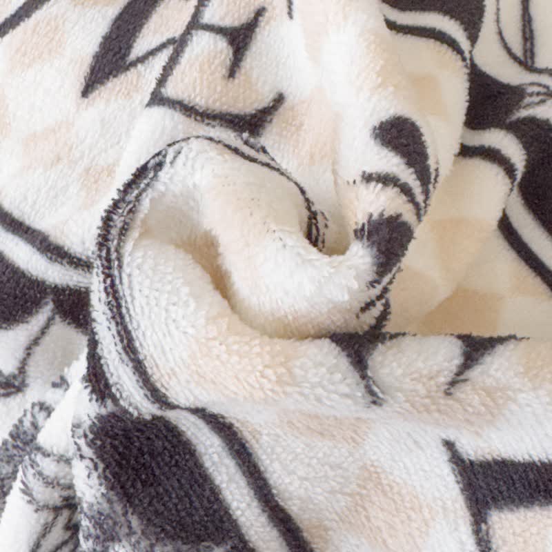 Floral Ruffled Plush Warm Bedding Set - image 7