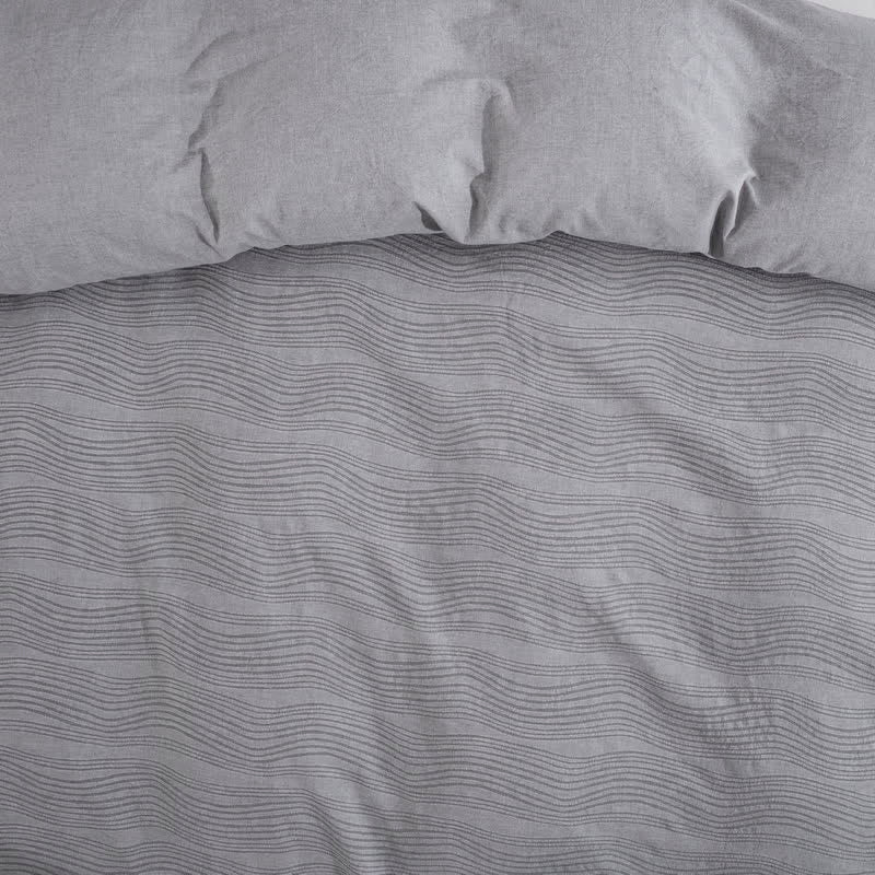 Ownkoti Modern Wave Cotton Bedding Set(3PCS) - image 5