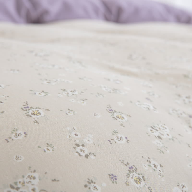 Cotton Floral Duvet Cover Bedding Set(3PCS) - image 5