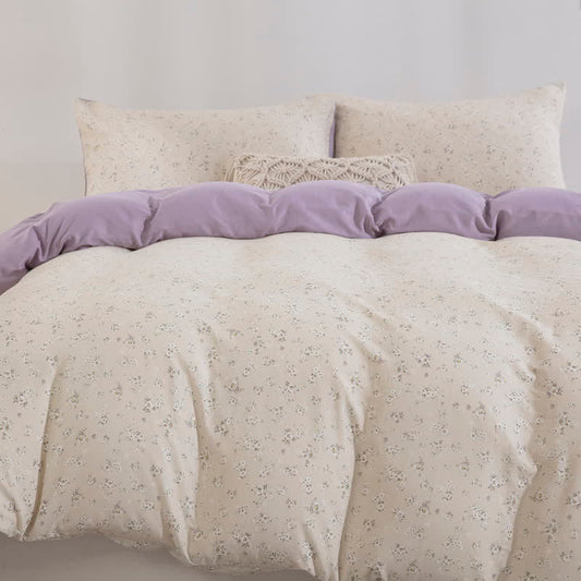 Ownkoti Rustic Floral Cotton Duvet Cover Bedding Set(3PCS) - Cal King - image 0