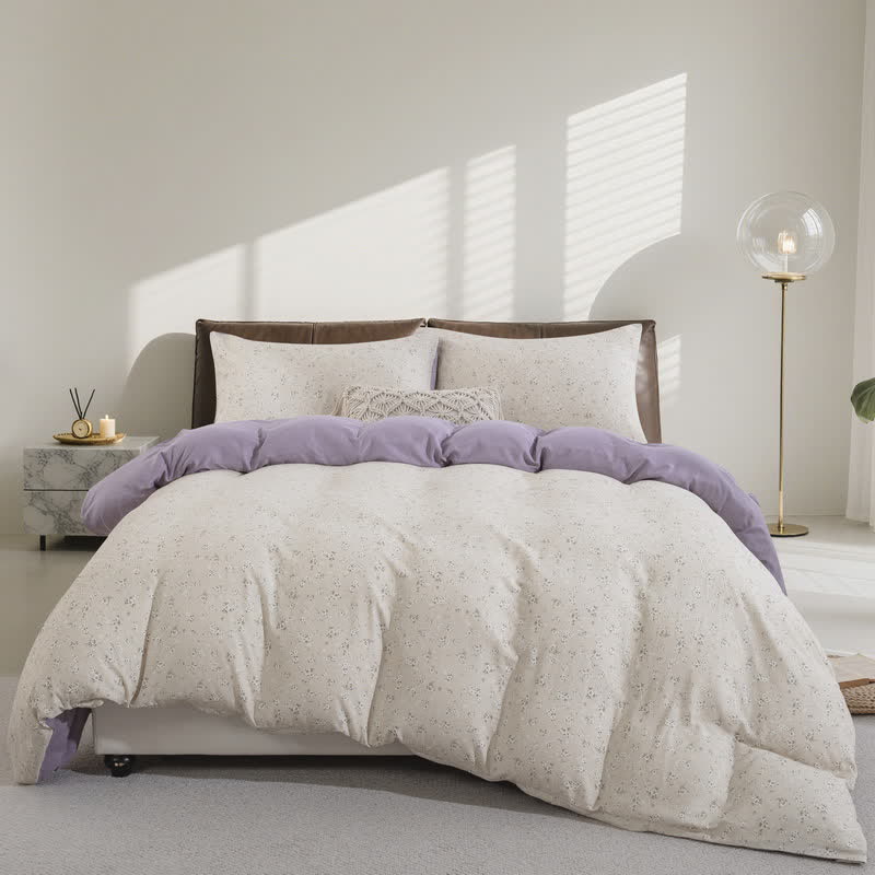 Cotton Floral Duvet Cover Bedding Set(3PCS) - Cal King - image 0