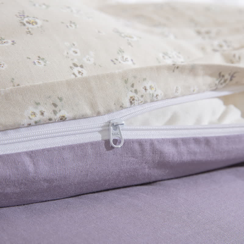 Ownkoti Cotton Floral Duvet Cover Bedding Set(3PCS) - image 4