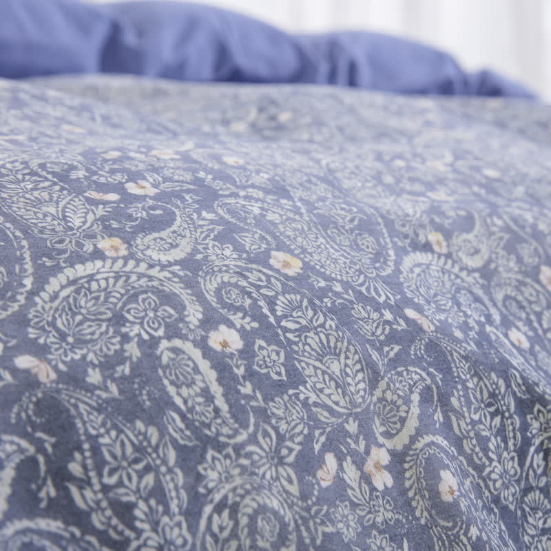 Ownkoti Cotton Paisley Duvet Cover Set(3PCS) - image 4