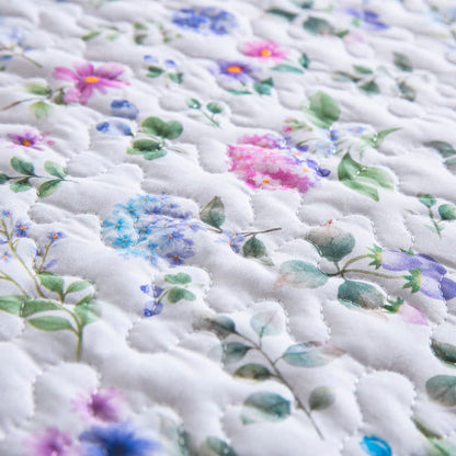 Quilted Cotton Refresh Floral Bedspread Set(3PCS) - image 7