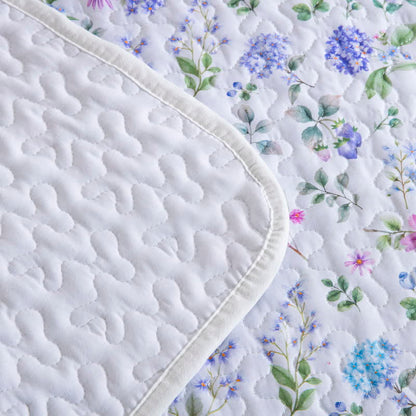Quilted Cotton Refresh Floral Bedspread Set(3PCS) - image 6